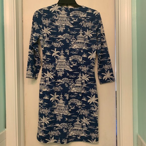 J. Mclaughlin Tropical Print Dress - Picture 4 of 6